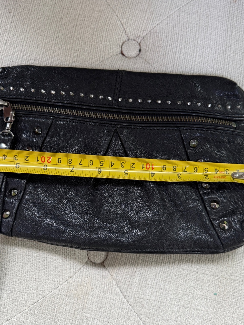 Banana Republic Black Studded Wristlet Clutch - Picture 3 of 5
